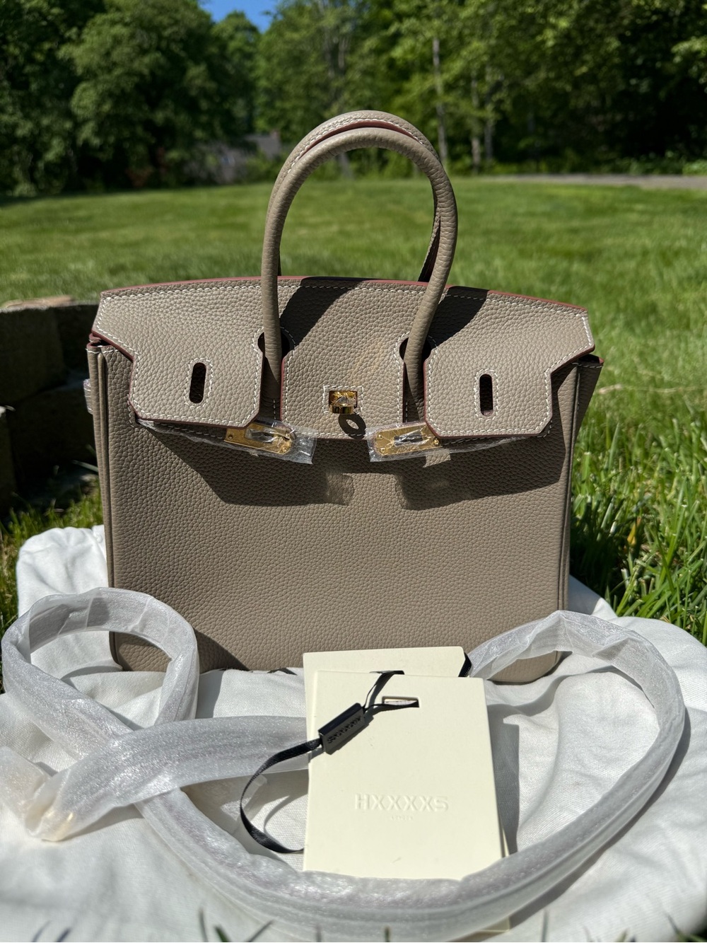 Elegant Taupe Handbag